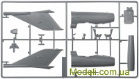 ITALERI 2715 Пластиковая модель 1/48 Истребитель МиГ-21 MF "Fishbed"