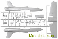 ITALERI 2814 Сборная модель 1:48 Учебно-тренировочный самолет MB-326