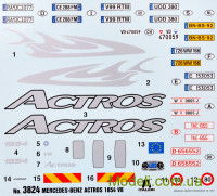 ITALERI 3824  Сборная модель 1:24 Тягача Mercedes-Benz Actros 2003