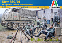  Тягач Steyr RSO/01 с немецкой пехотой
