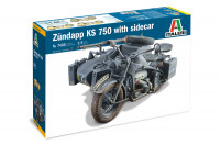 Немецкий военный мотоцикл с коляской ZUNDAPP KS 750