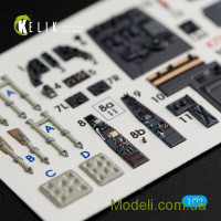 KELIK 72020 Декаль для модели самолета Me-410 A-1/B-1 (интерьер), (FineMolds)