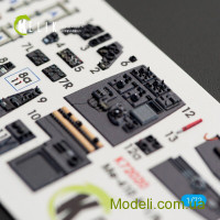 KELIK 72020 Декаль для модели самолета Me-410 A-1/B-1 (интерьер), (FineMolds)