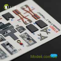 KELIK 72021 Декаль для модели самолета Tornado F Mk.3 (интерьер), (Hasegawa)