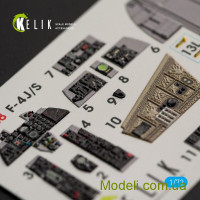 KELIK 72038 Декаль для модели самолета F-4J/S "Phantom II" (интерьер), (Hasegawa)