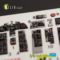 KELIK 72039 Декаль для модели самолета RF-4C "Phantom II" (интерьер), (Hasegawa)