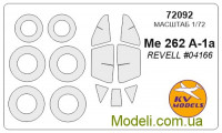 Маска для модели самолета Me-262A (Revell)