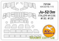 Маска для модели самолета Ju-52/3M (Italeri)