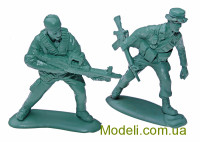 Mars Figures 32008 Набор фигур: Войска спецназа США (Зеленые береты), вьетнамская война