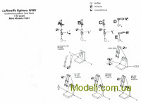 Different Scales PE72001 Истребители Люфтваффе. Привязные ремни, универсальные