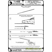 Master 48-040 ПВД для самолета F-100 Super Sabre