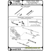 Master 48-126 ПВД, ствол 12,7 пулемета ЯкБ  для вертолета Ми-24Д,Е