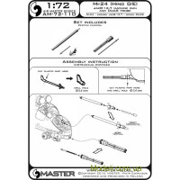 Master 72-110 ПВД, ствол 12,7 пулемета ЯкБ  для вертолета Ми-24 Д,Е