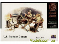 Пулеметчики армии США, Европа 1944 г.