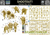 Master Box 35241 Набор фигурок Перестрелка! Война во Вьетнаме