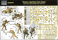 Master Box 3597 Vickers Machine Gun team, North Africa Desert Battle Series, WW II era
