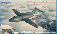Истребитель Mitsubishi J4M "Senden" с двигателем Sakae