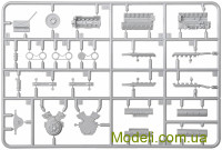 MINIART 35331 Набор деталировки: Двигатель Maybach HL 120 для Panzer III/IV с ремонтной бригадой