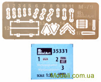 MINIART 35331 Набор деталировки: Двигатель Maybach HL 120 для Panzer III/IV с ремонтной бригадой