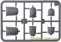 MINIART 35599 Аксессуары 1:35 Британские рюкзаки, сумки и сложенный брезент 2МВ