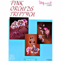 Набор для вышивания "Триптих Розовые Орхидеи"