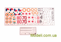 ModelSvit 72005 Сборная модель советского учебно-тренеровочного самолета Сухой Су-7У