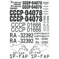 Print Scale 48-020 Декаль для самолета Antonov An-2