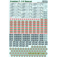 Print Scale 72-211 Декаль для самолета F-14 Tomcat