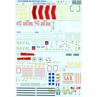Декаль для вертолетов AS.332 "Super Puma" и AS.532 "Cougar"