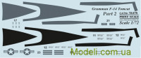 Print Scale 72-275 Декаль для самолета F-14 Tomcat, часть 2