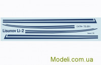 Print Scale 72-291 Декаль для самолета Ли-2