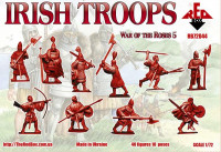 Red Box 72044 Фигурки: Ирландские войска, война роз 5