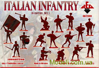 Red Box 72099 Набор фигур 1:72 Итальянская пехота 16 века, набор 1