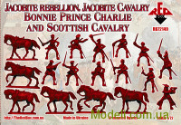 Red Box 72149 Набор фигурок: Восстание якобитов. Якобитская конница. Бонни Принц Чарли и шотландская кавалерия