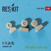 Reskit 48-0004 Смоляные колеса для самолета F-5 (A/B)