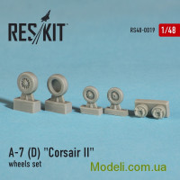 Reskit 48-0019 Смоляные колеса для самолета A-7 (D/E) Corsar II