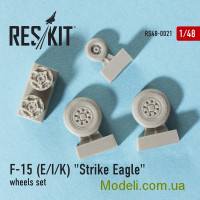 Reskit 48-0021 Смоляные колеса для самолета F-15 (E/I/K) Strike Eagle