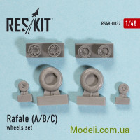 Reskit 48-0032 Смоляные колеса для самолета Rafale (A/B/C)