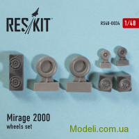 Reskit 48-0034 Смоляные колеса для самолета Mirage 2000