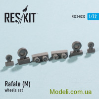 Reskit 72-0033 Смоляные колеса для самолета Rafale (M)