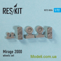 Reskit 72-0034 Смоляные колеса для самолета Mirage 2000