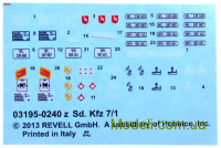 Revell 03195 Сборная модель полугусеничного тягача Sd Kfz 7