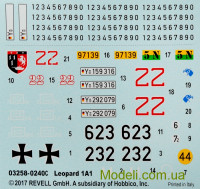 Revell 03258 Сборная модель 1:35 Танк Leopard 1A1