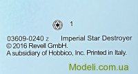 Revell 03609 Сборная модель 1:12300 Звездный разрушитель 