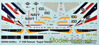 Revell 03950 Сборная модель 1:100 самолет F-14D "Super Tomcat"