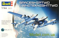 Космический корабль SpaceShipTwo и авианосец Carrier White Knight Two