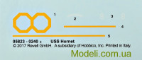 Revell 05823 Сборная модель 1:1200 авианосец Hornet CV-8