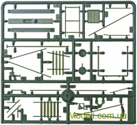 Unimodels 505 Сборная модель аэродромного стартера АС - 1 с истребителем Як-1Б