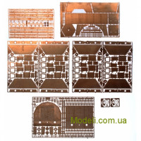 UMT 647 Сборная модель бронепоезда Красноярец №1 или Енисей №2