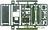 UMT 671 Сборная модель 1:72 Vickers E Mk.A (изготовлен для Польши), резиновые траки